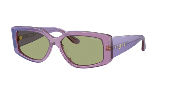 Vogue Women\'s Gold and Dark Violet Sunglasses! Sunglasses Vogue Eyewear VO4199S | Free Shipping | Glasses.com® main image 4