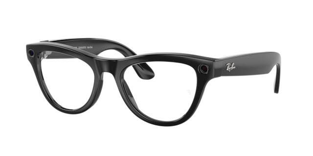 Ray-Ban Ray-Ban Meta Wayfarer Glasses in Black | Target Optical