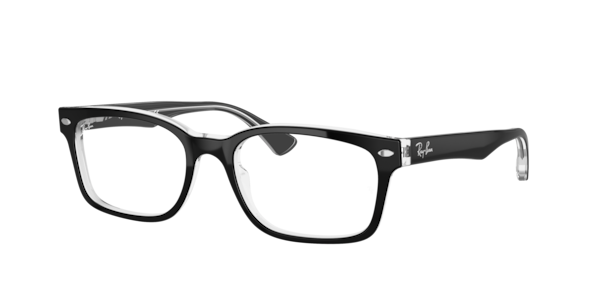 Ray-Ban 0RX7140 Glasses in Silver/Gunmetal/Grey | Target Optical