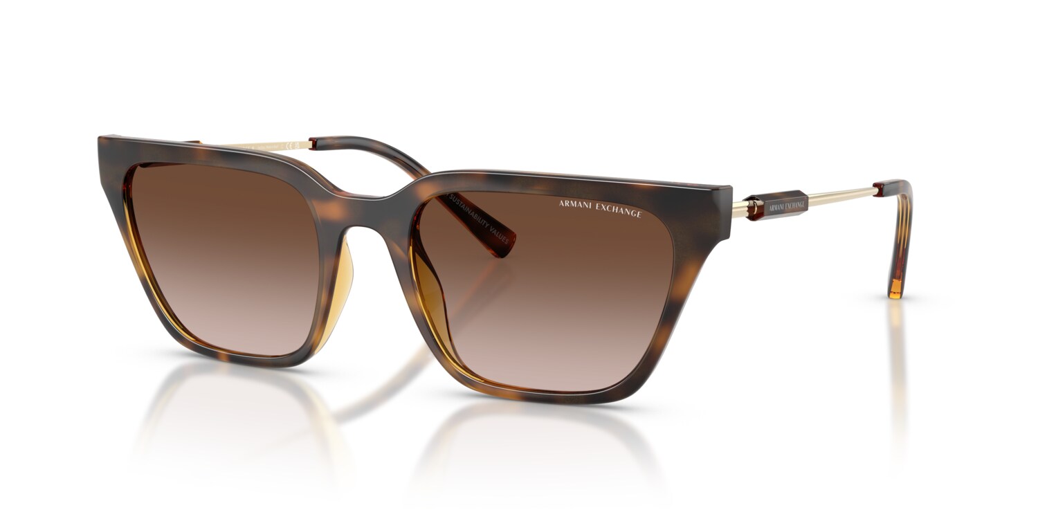 Armani Exchange Tortoise Shell Wrap Around Sunglasses ARMANI Vintage Tortoise Sunglasses for sale | eBay main image 3