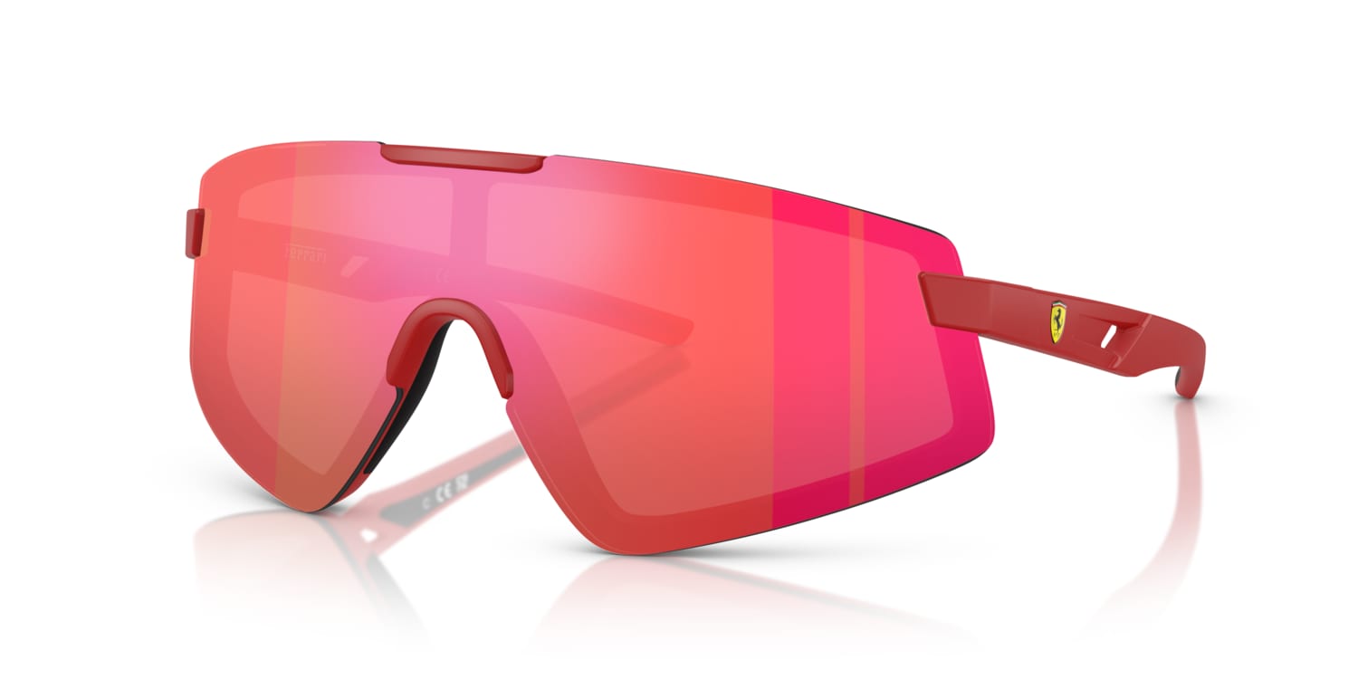 Scuderia Ferrari 0FZ6009U Sunglasses in Red/Burgundy