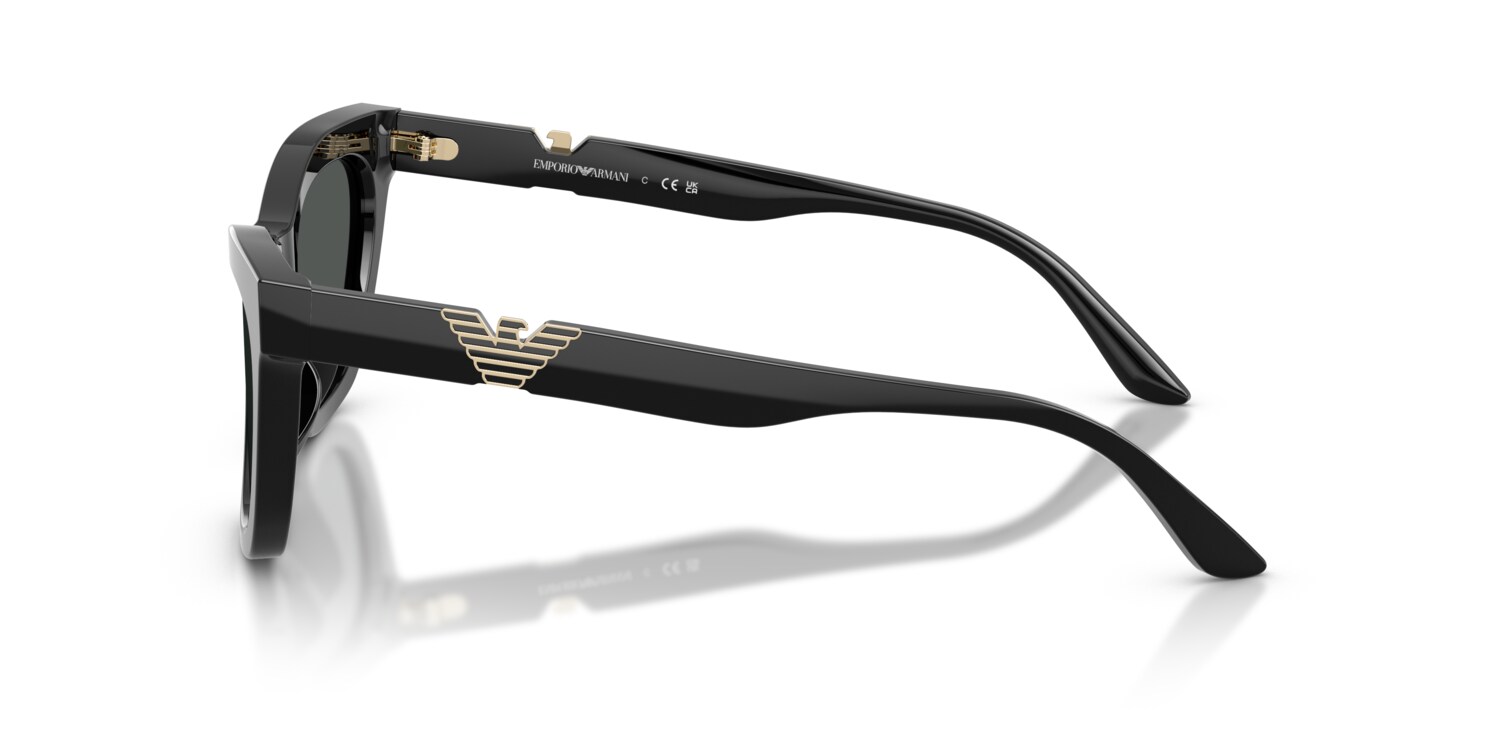Emporio Armani Black Sunglasses Emporio Armani EA4223U 500187 Sunglasses Matte Black for Man  main image 2