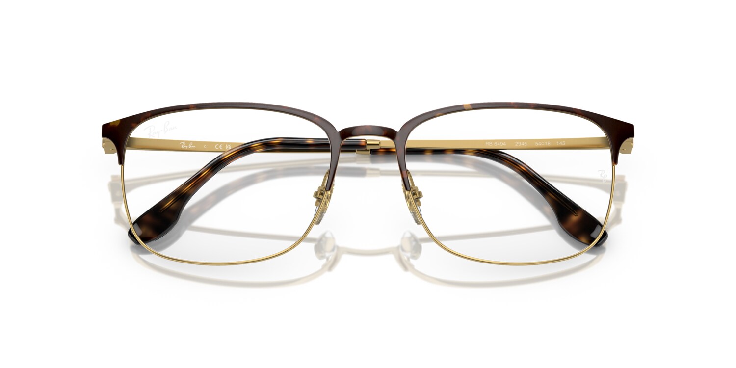 Ray-Ban 0RX6494 Glasses in Tortoise | Target Optical