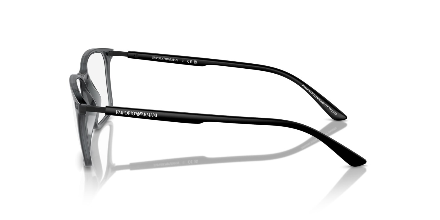 Emporio Armani 0EA3237 Glasses in Silver/Gunmetal/Grey | Target
