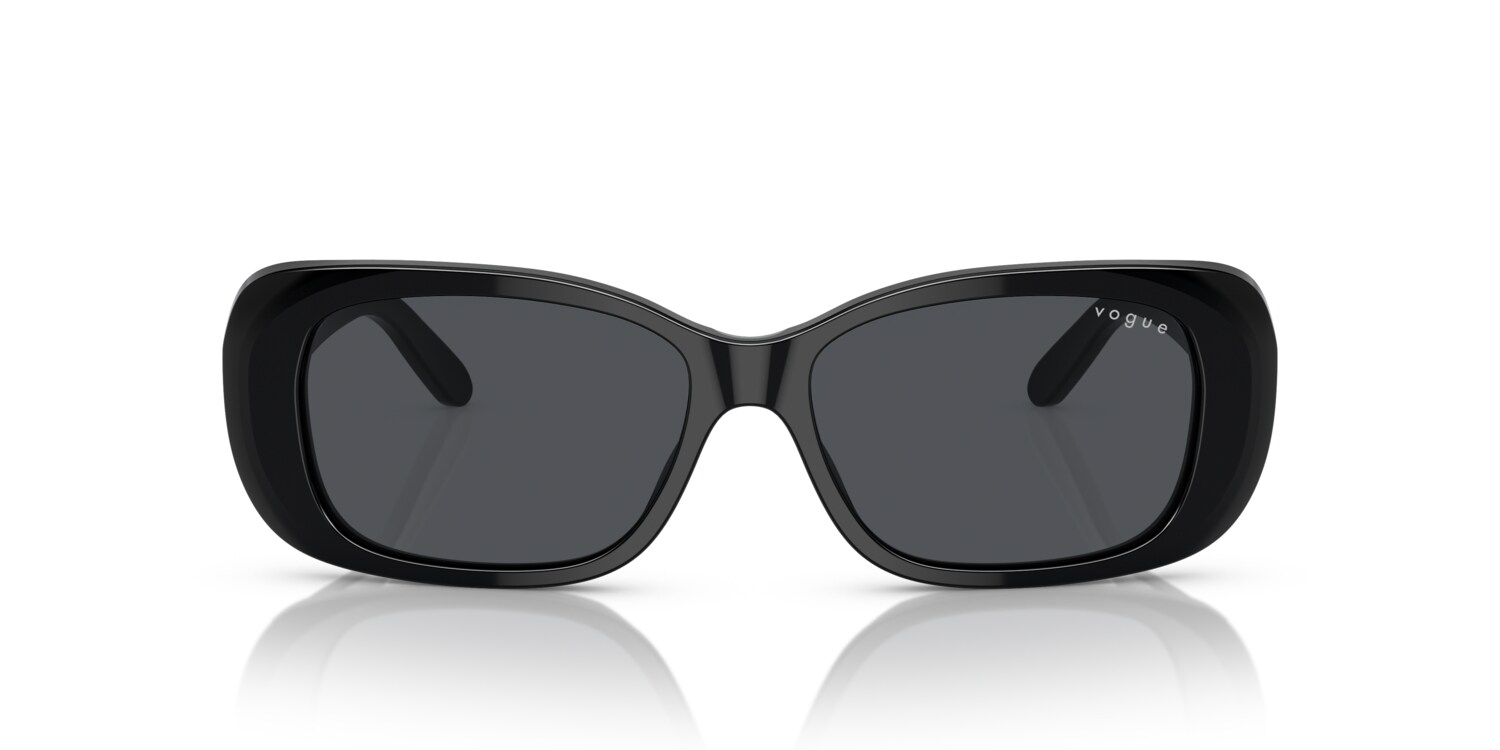 Vintage, Vogue Black Sunglasses VO2606-S W44/87 55#15 135 2N Vogue VO2606S sunglasses for women in Dark Havana main image 4