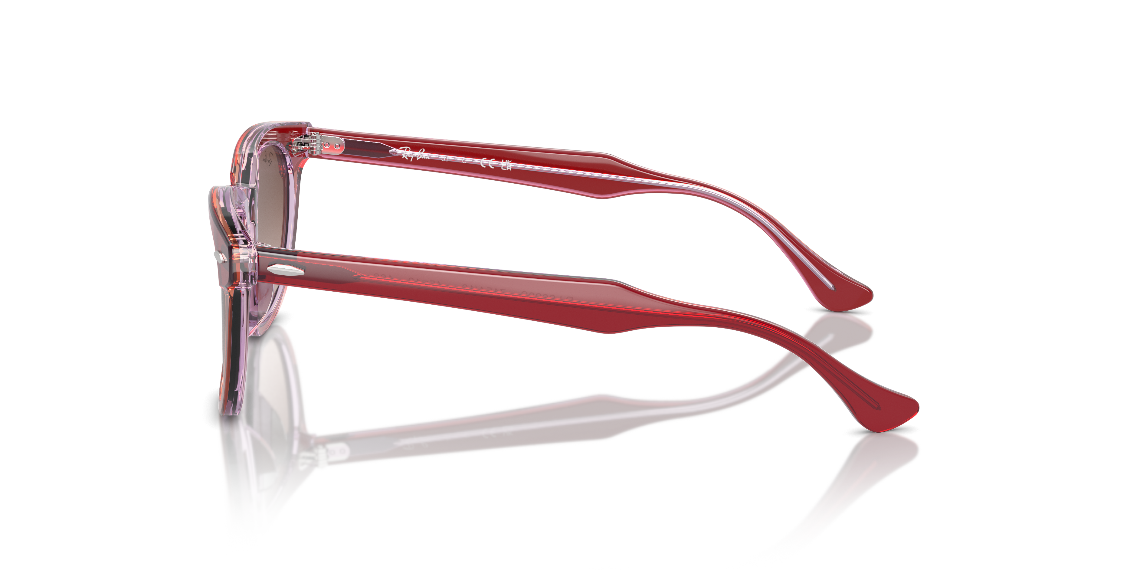Ray-Ban 0RJ9098S Sunglasses in Red/Burgundy | Target Optical