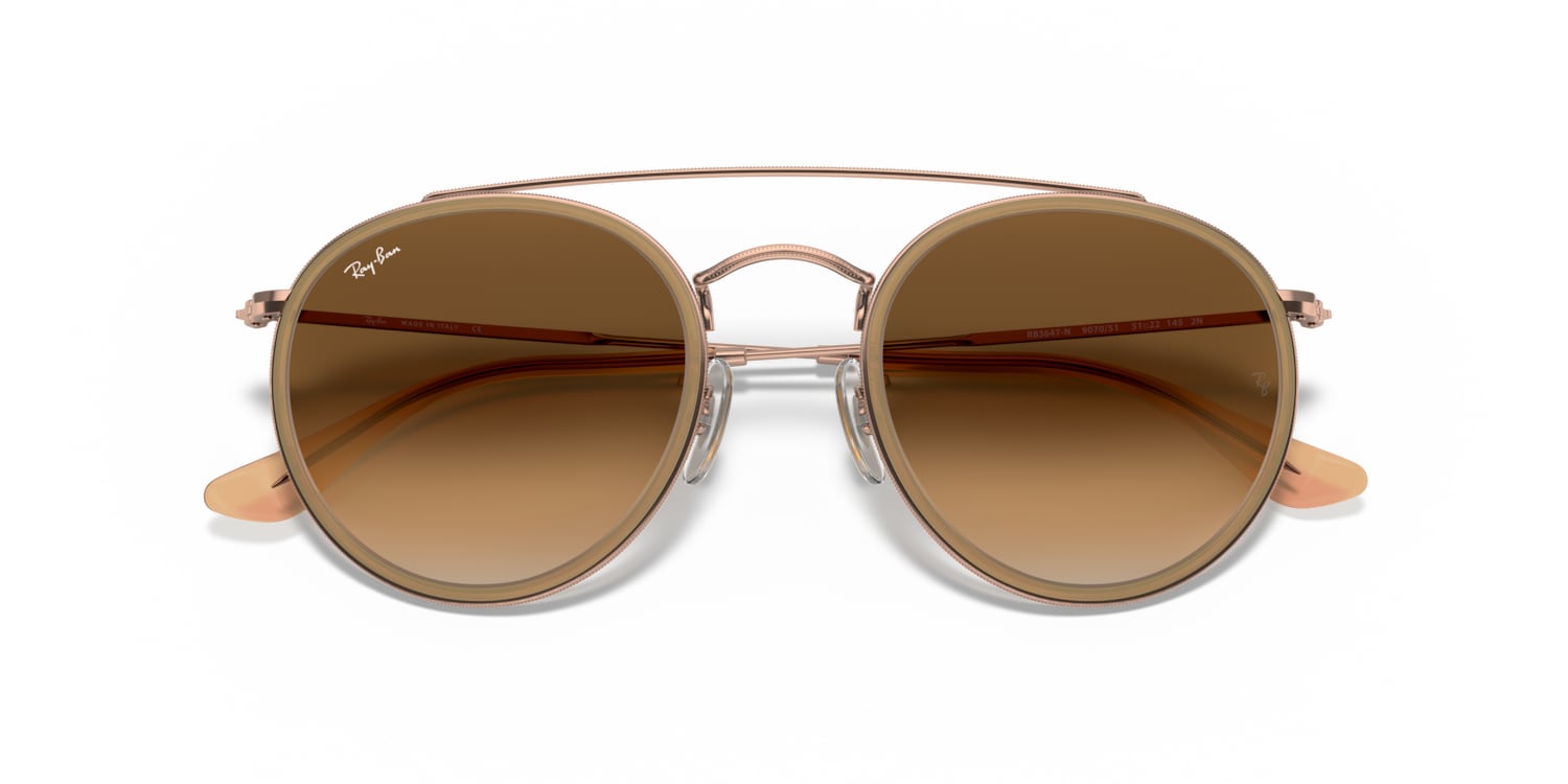 Ray-Ban 0RB3647N Sunglasses in Copper/Bronze | Target Optical