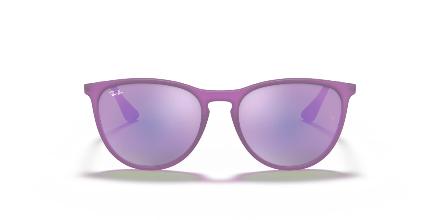 小物 Ray-Ban ERIKA BLUE-VIOLET LIGHT CLEAR RB ERIKA COLOR MIX Sunglasses in Transparent Blue and Blue
