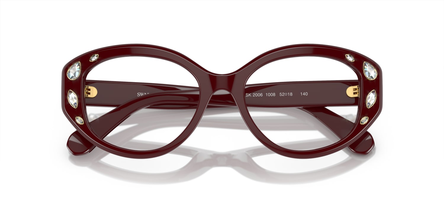 Swarovski Swarovski Glasses in Red/Burgundy | Target Optical display picture 1