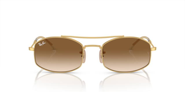 Ray-Ban ゴールドフレーム　グリーンスモークレンズサングラス Amazon | Ray-Ban(レイバン) RB3857 フランクスクエアサングラス