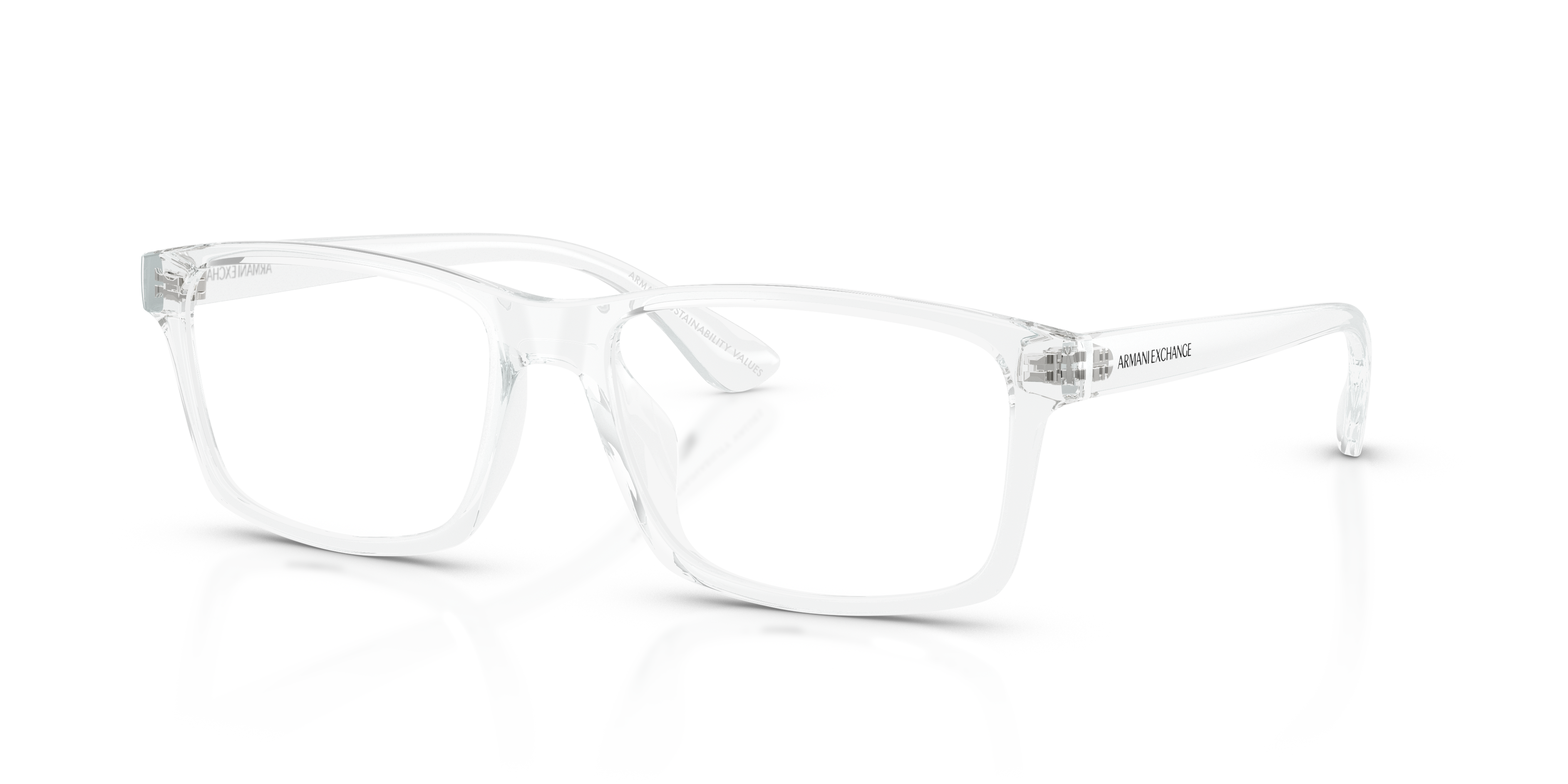 Armani Exchange Armani Exchange Glasses in Clear/White | Target