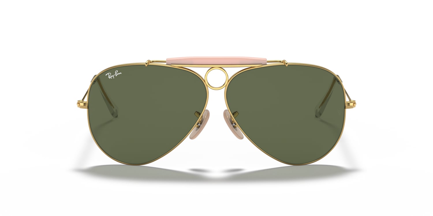 Ray-Ban 0RB3138 Sunglasses in Gold | Target Optical