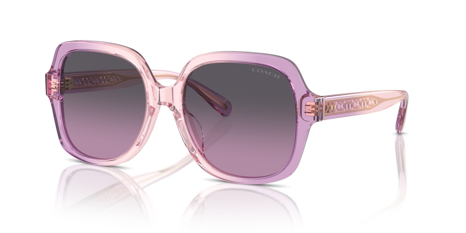 Coach 5551S Burgandy Shimmer/Pink Gradient Sunglasses lupl02515_0.jpg main image 2
