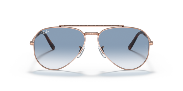 Ray-Ban Aviator ブルーグラデーション Amazon.com: Ray-Ban RB3025 Large Aviator Sunglasses Shiny Silver w