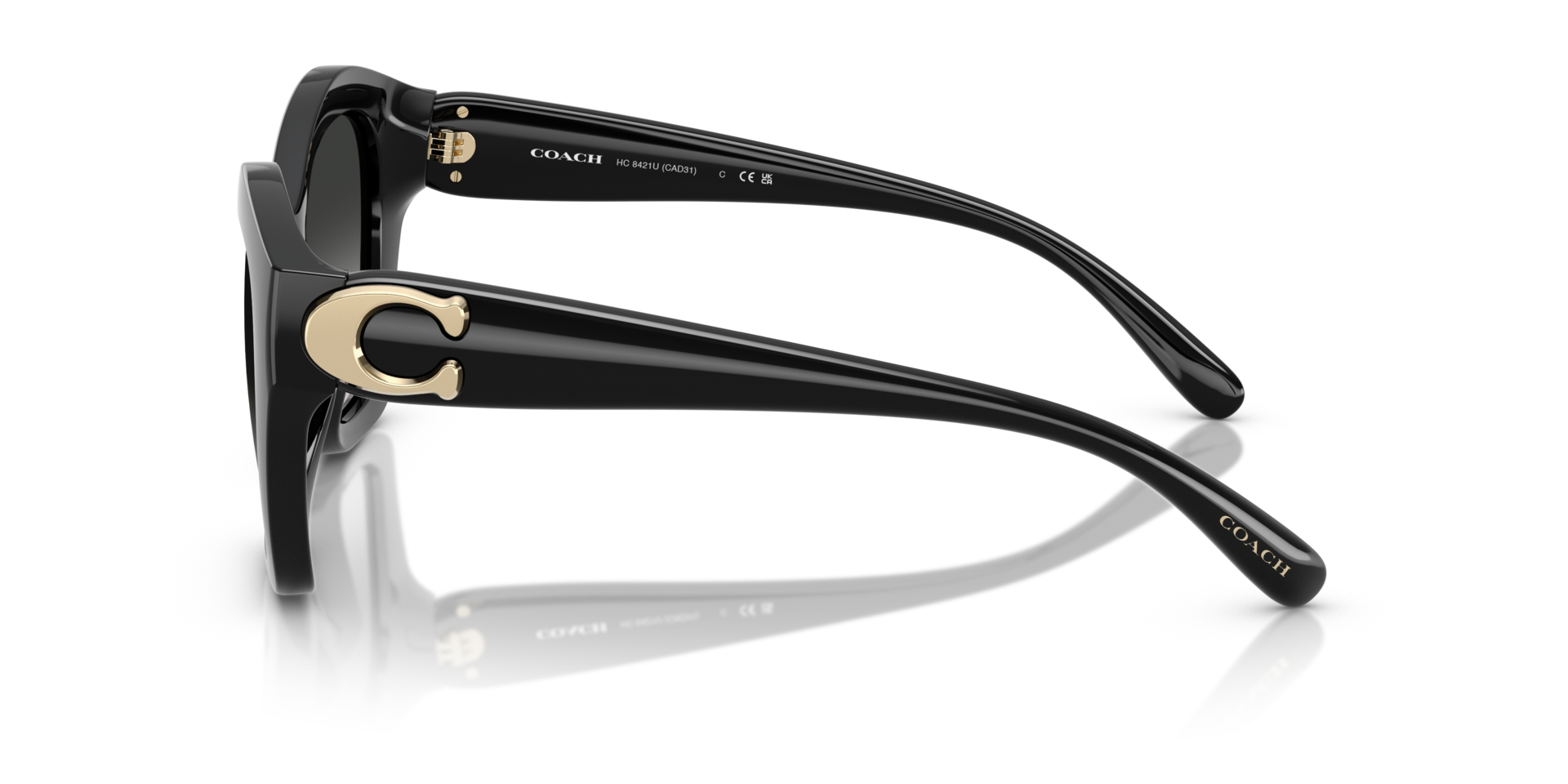 Coach Sunglasses HC 7136 C8005 90034T Black 60-14-145 Coach CR610 HC8390U 5002/87 Sunglasses - US main image 4