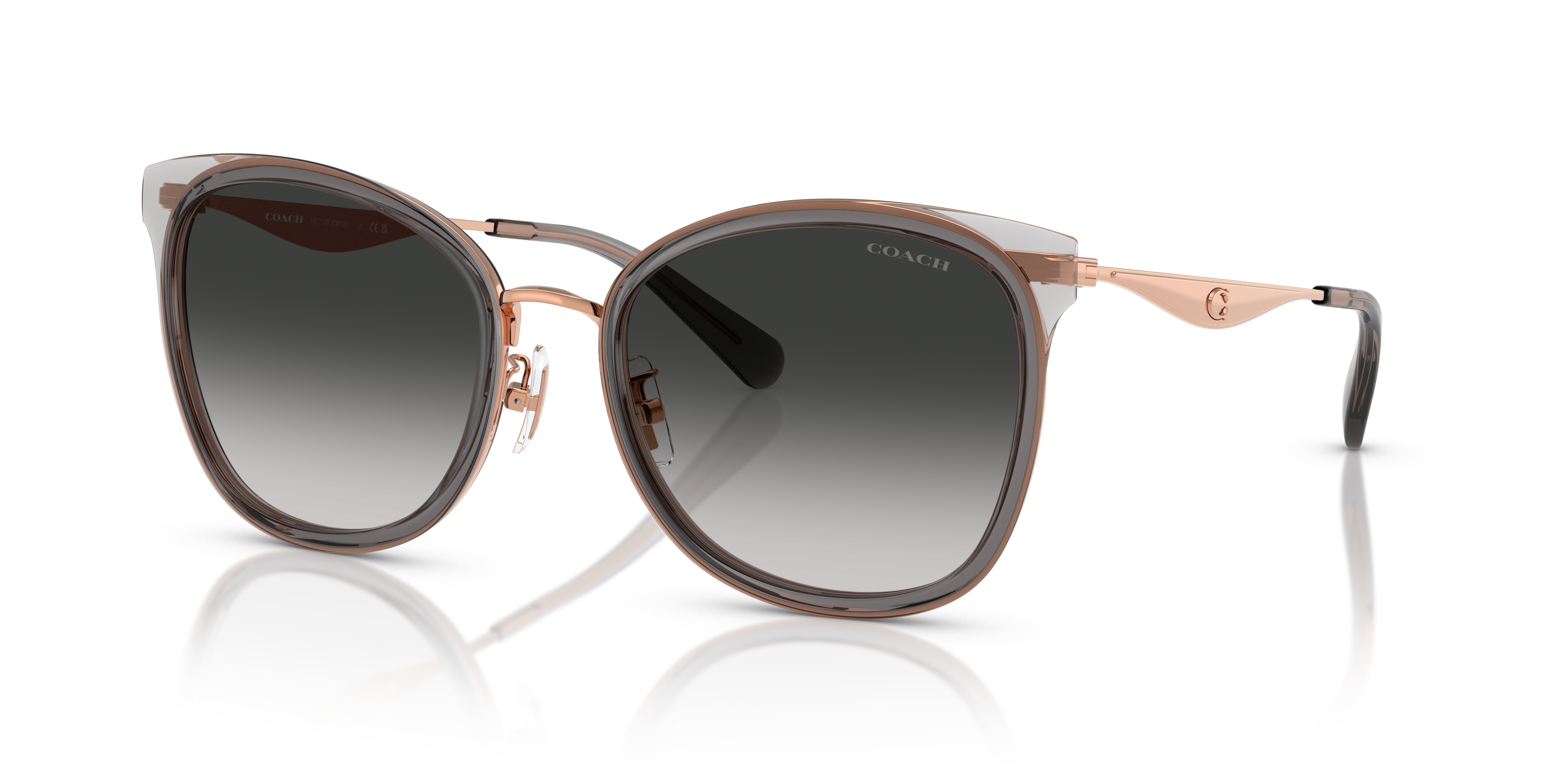 Coach　コーチ　リバーシブル　ブルゾン　X1717 Coach 0HC7170 Sunglasses in Grey | Target Optical