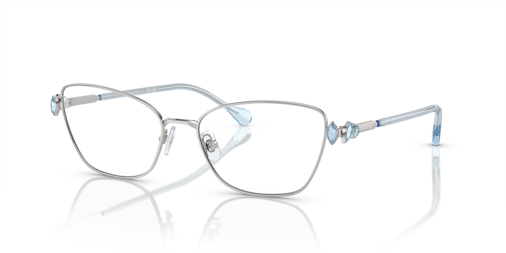 Swarovski Swarovski Glasses in Silver/Gunmetal/Grey | Target 