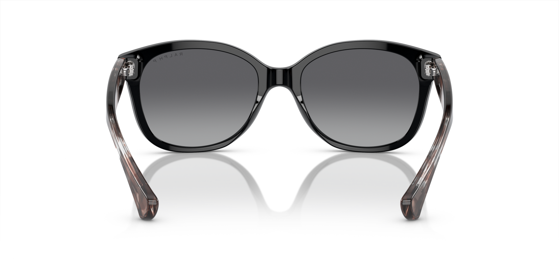 Ralph Lauren Black Cat-Eye Sunglasses with Gradient Smoke Lenses Ralph Lauren RA5247 5695/8G Black Crystal Sunglasses - US main image 2