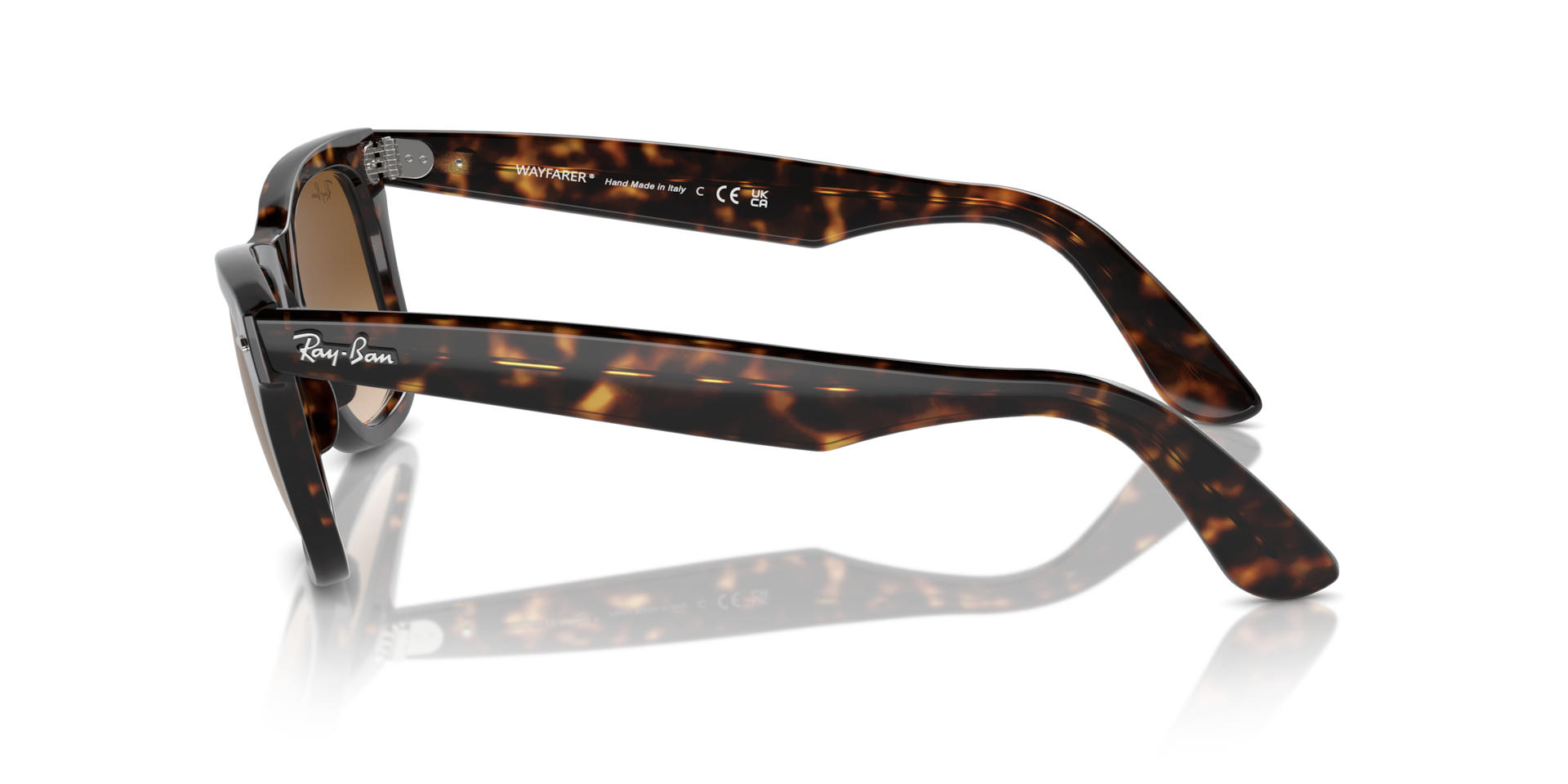 Ray-Ban Tortoise Shell Sunglasses Ray-Ban Wayfarer RB2140 902/57 Tortoise Sunglasses - eye-oo.com main image 3