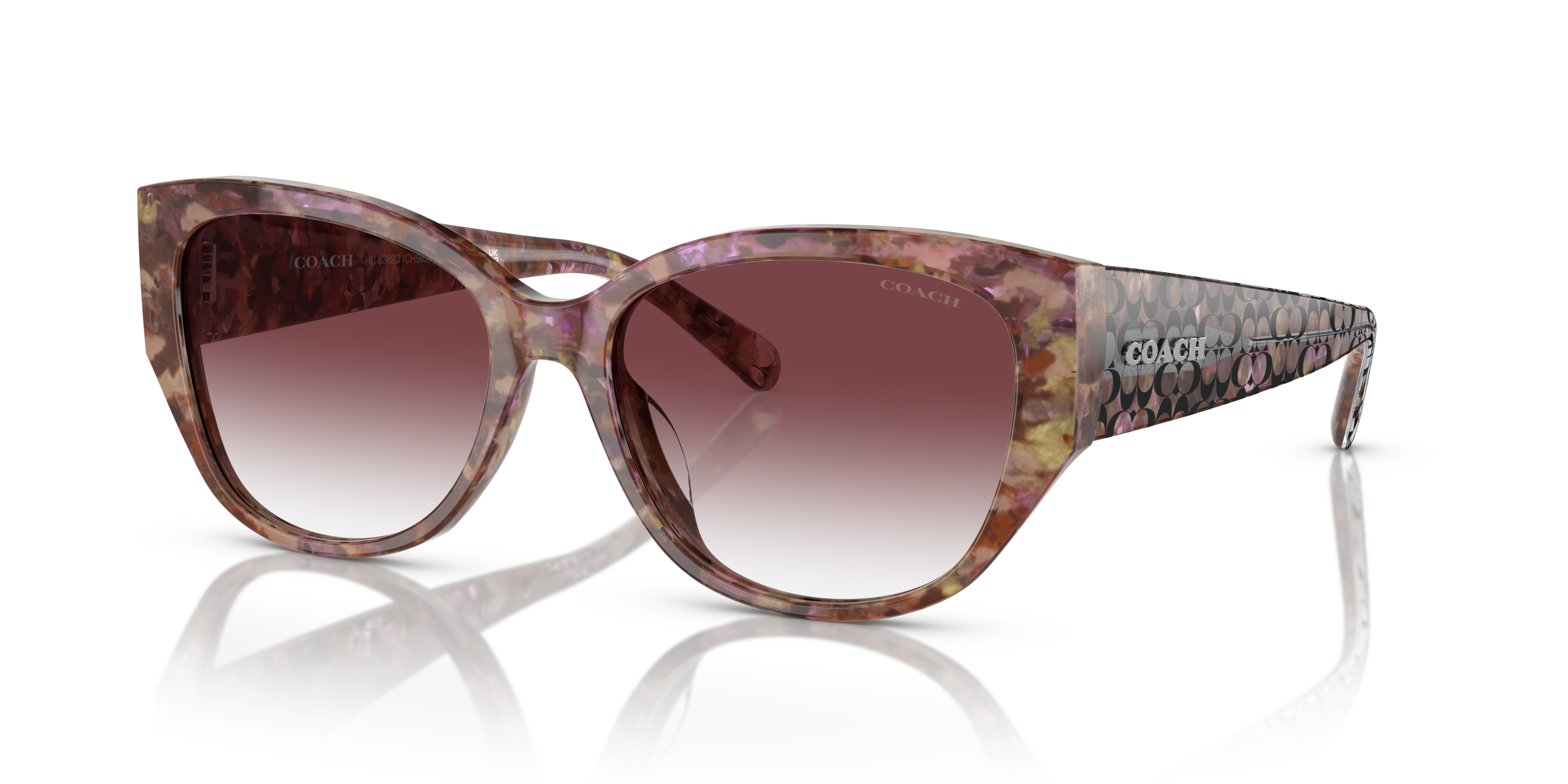 Coach 0HC8362U Sunglasses in Tortoise | Target Optical