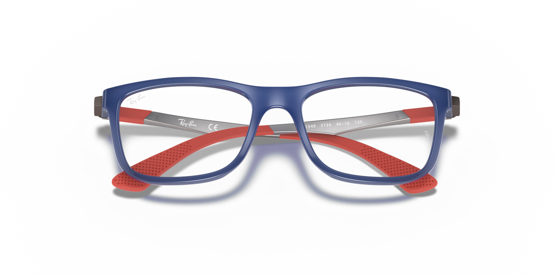 Ray Ban Eyeglasses Frames RB 1587 3769 39-14-125 Clear/Blue Full Rim‎ H4789 Ray-Ban Ray-Ban Sunglasses in Blue | Target Optical main image 3