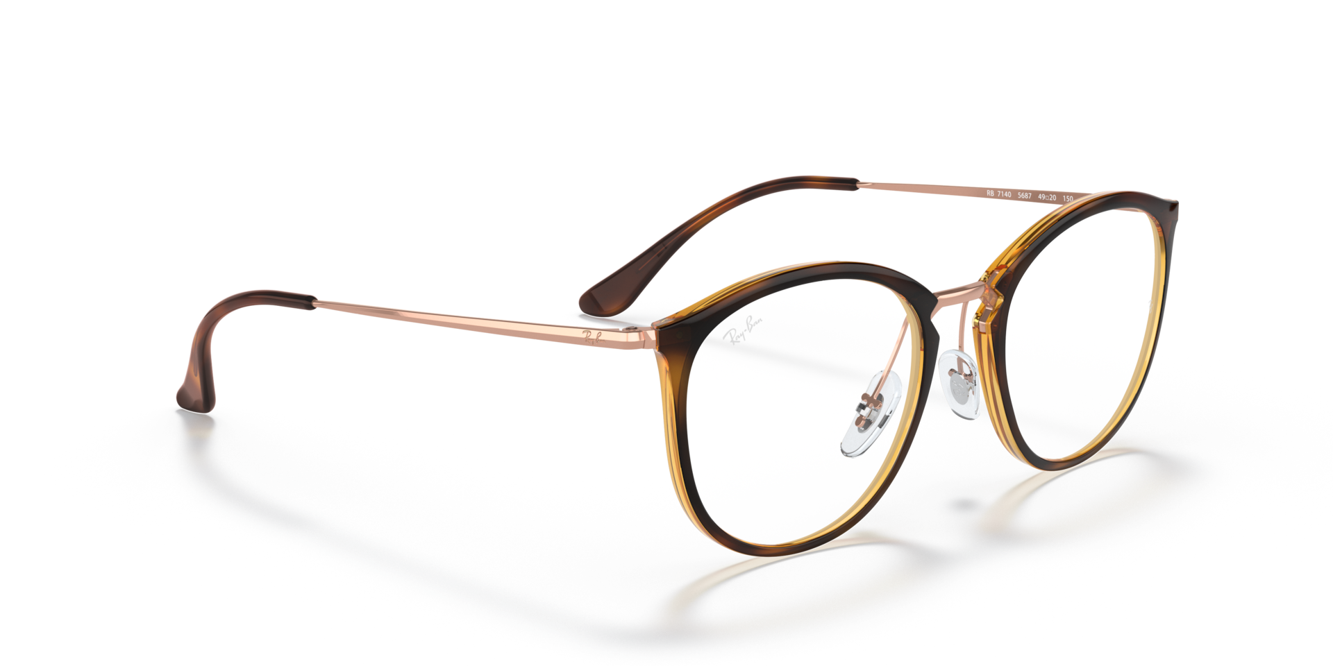 Ray-Ban 0RX7140 Glasses in Tortoise | Target Optical