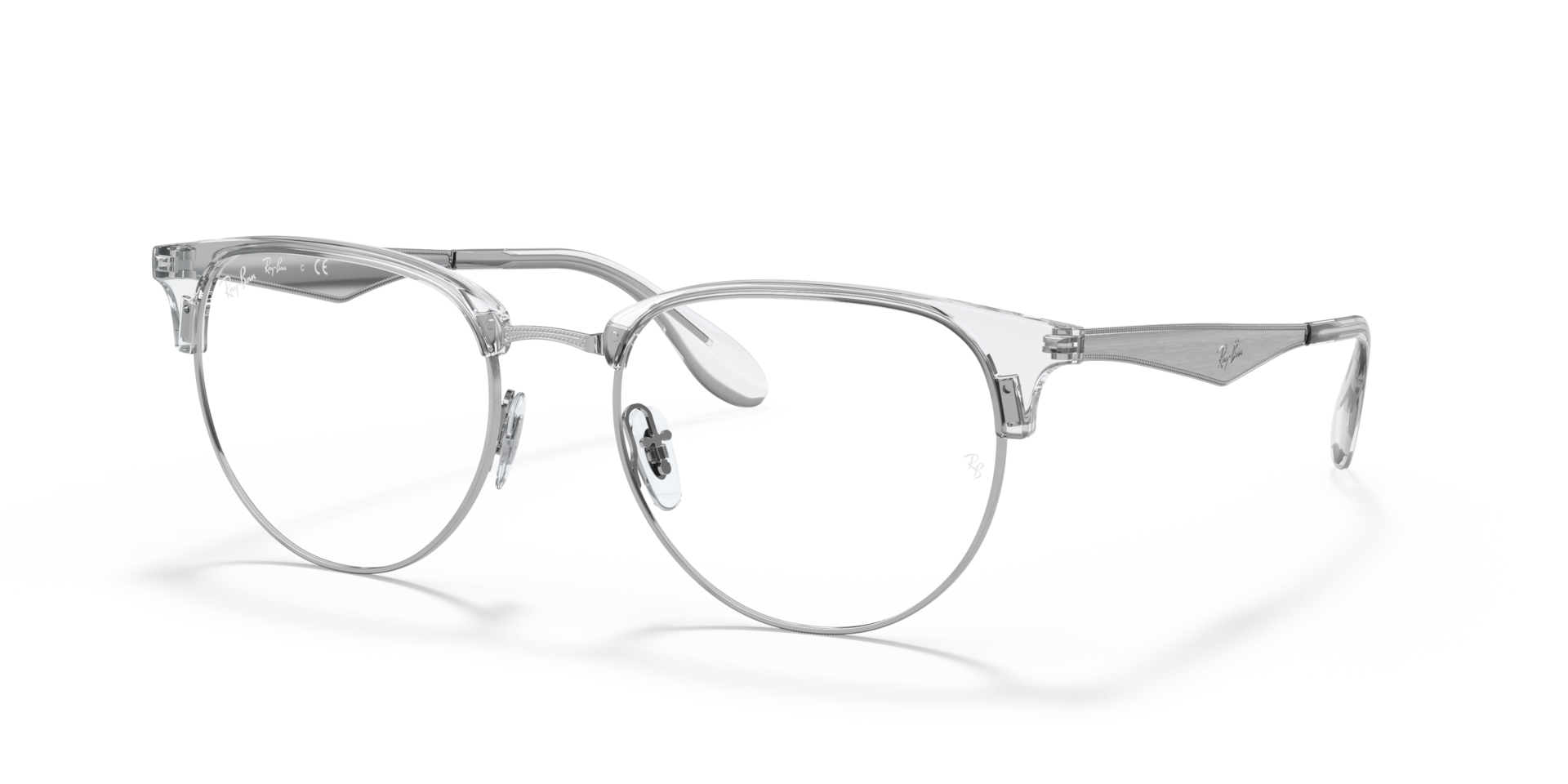 Ray-Ban 0RX6396 Glasses in Silver/Gunmetal/Grey | Target Optical