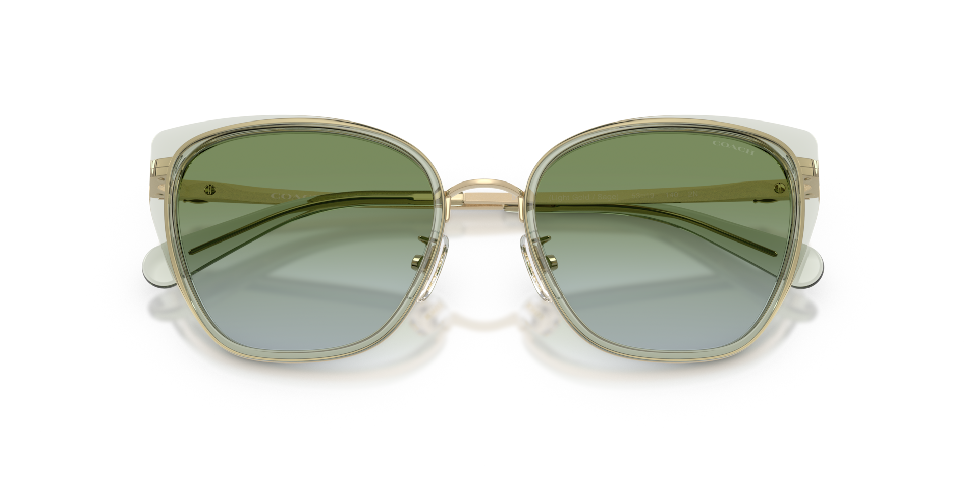 Coach 0HC7187 Sunglasses in Green | Target Optical