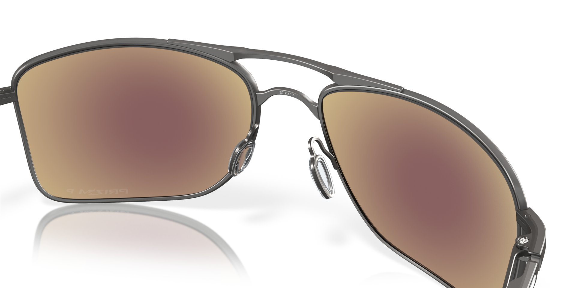 Oakley 0OO4124 Sunglasses in Silver/Gunmetal/Grey | Target Optical