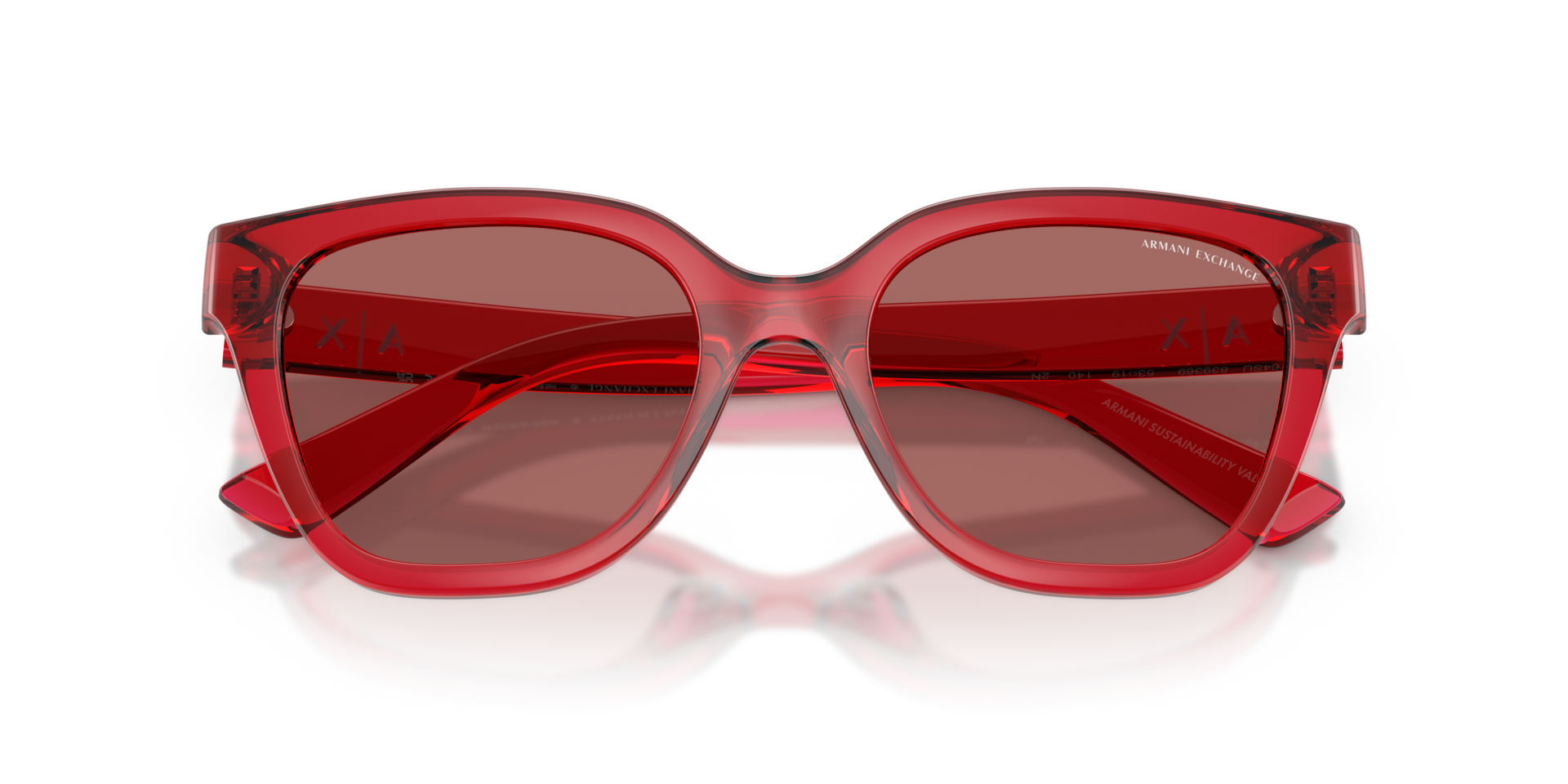 Armani Exchange 0AX4164SU Sunglasses in Pink/Purple | Target Optical