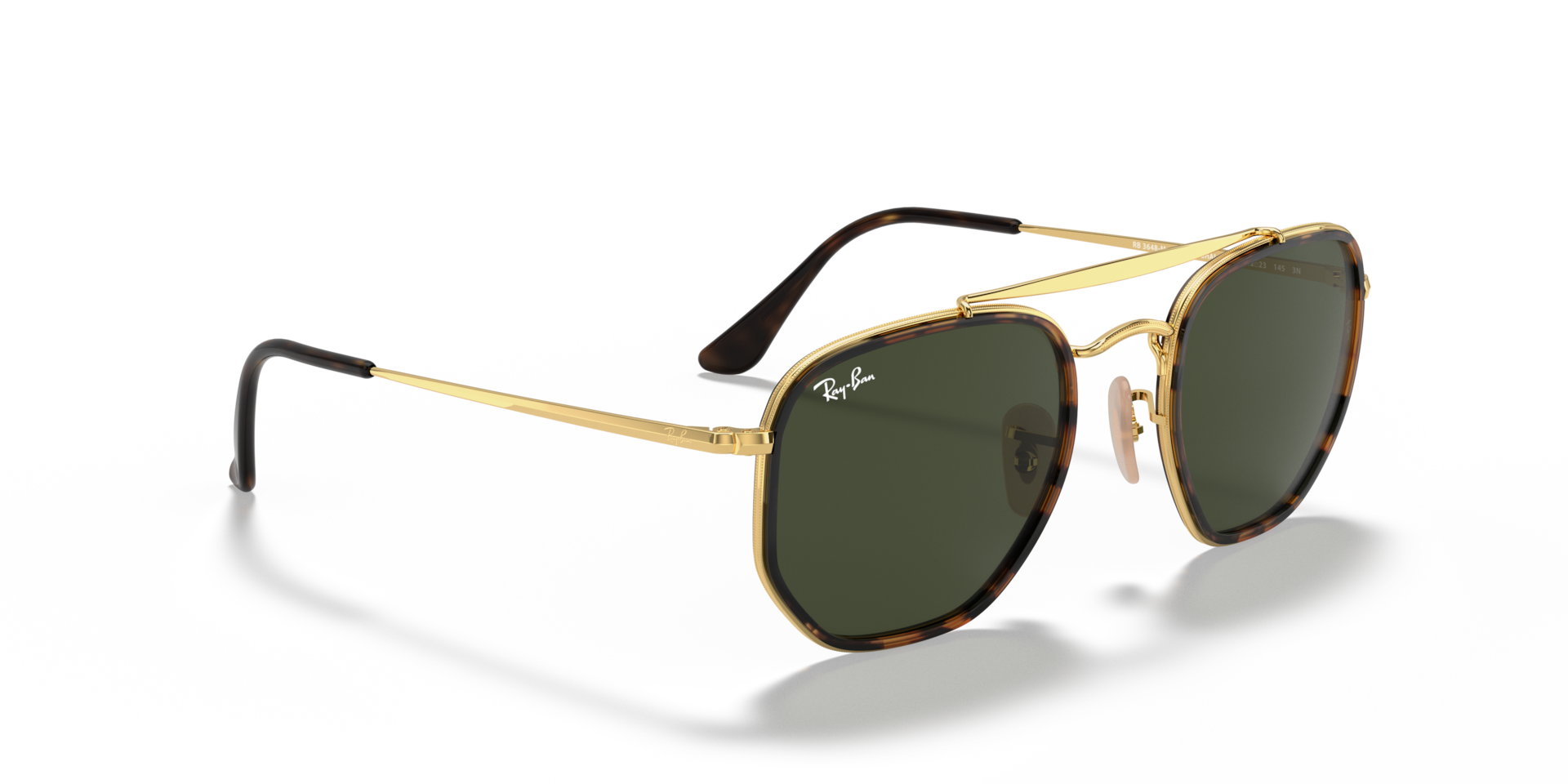 Ray-Ban 0RB3648M Sunglasses in Gold | Target Optical