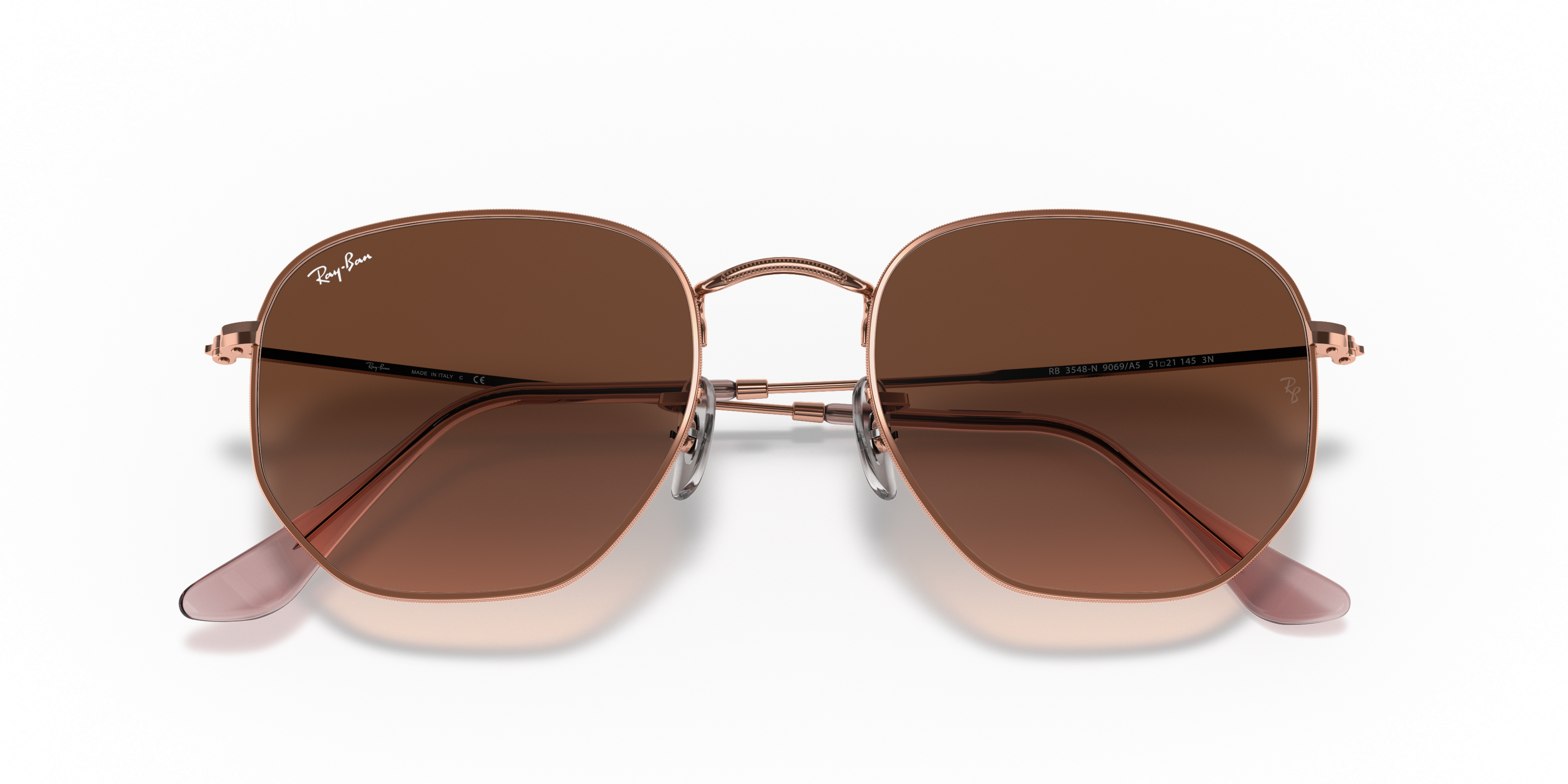 Ray-Ban 0RB3548N Sunglasses in Copper/Bronze | Target Optical
