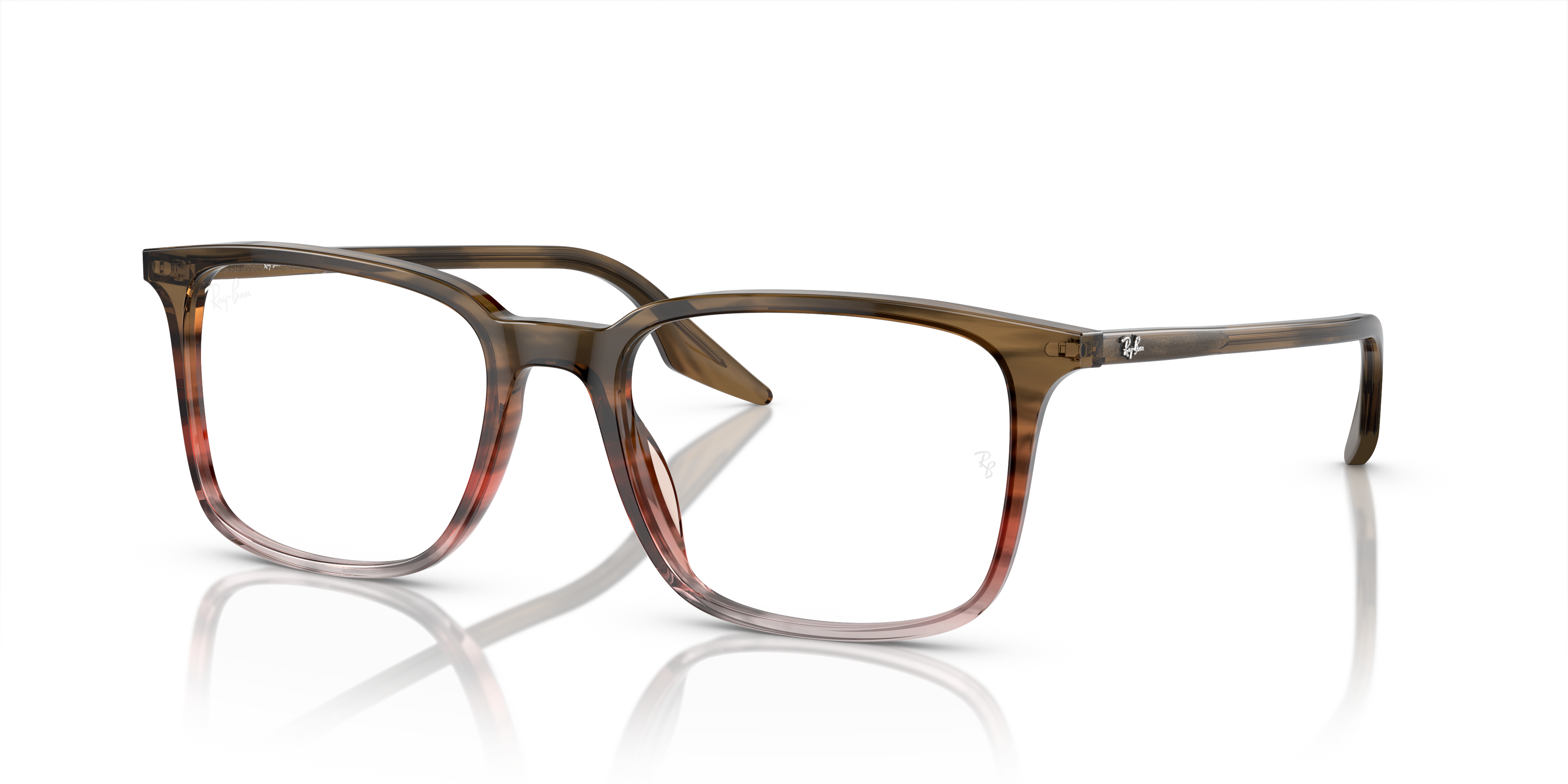 Ray-Ban 0RX5421 Glasses in Brown/Tan | Target Optical