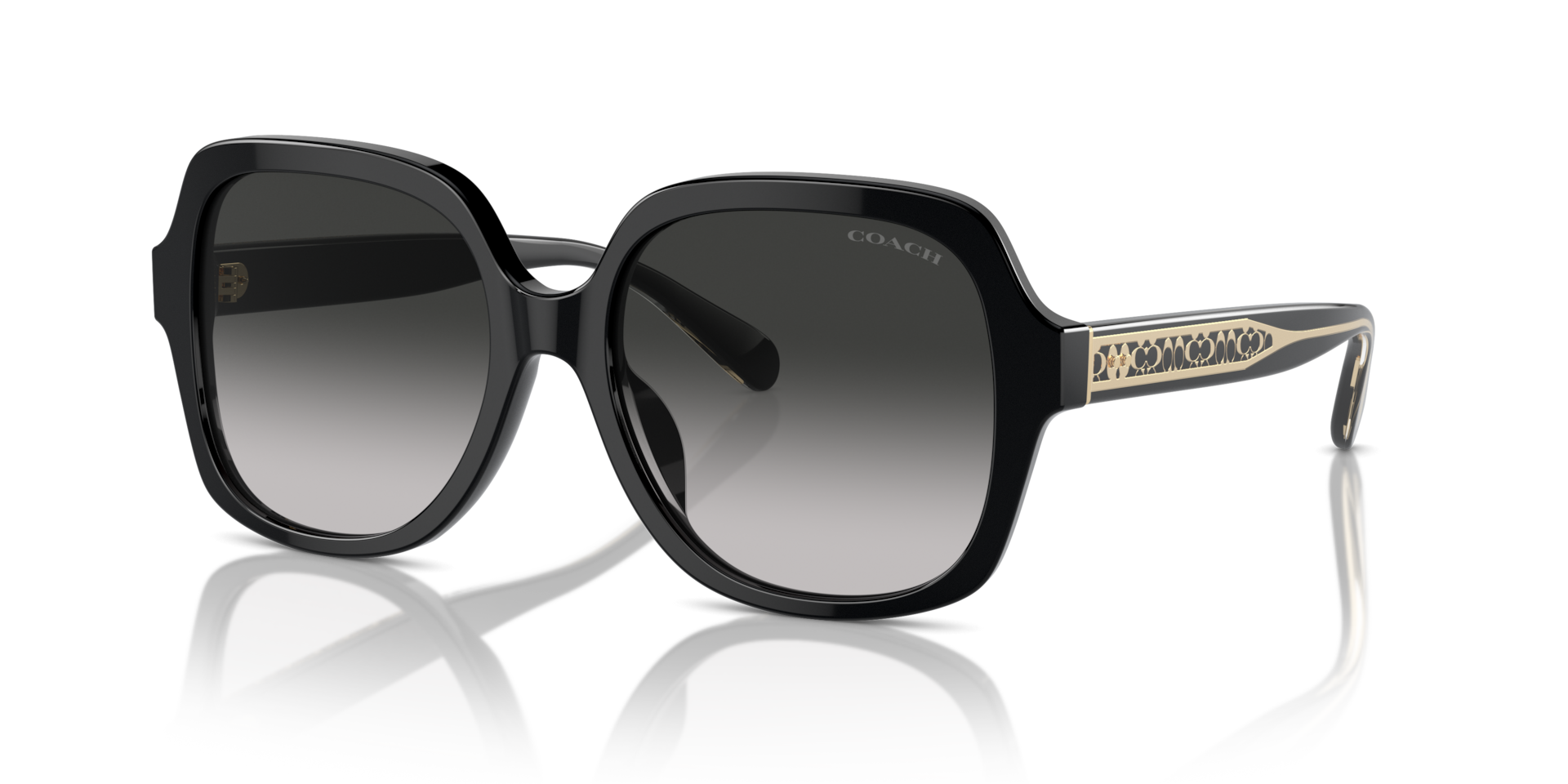 Coach Sunglasses Black HC8351U Coach Coach Sunglasses in Black | Target Optical main image 2