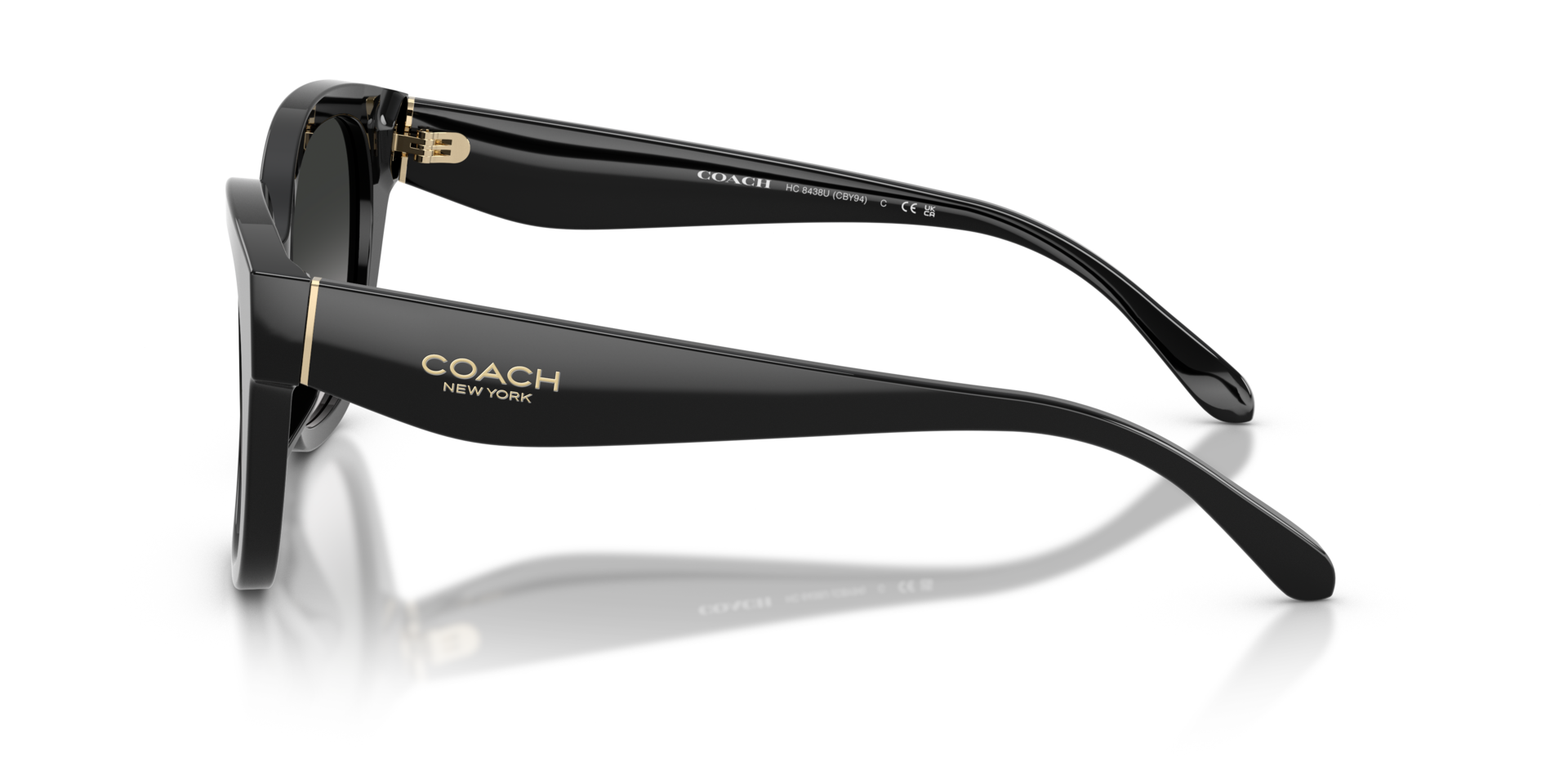 Coach 0HC8438U Sunglasses in Black | Target Optical display picture 2