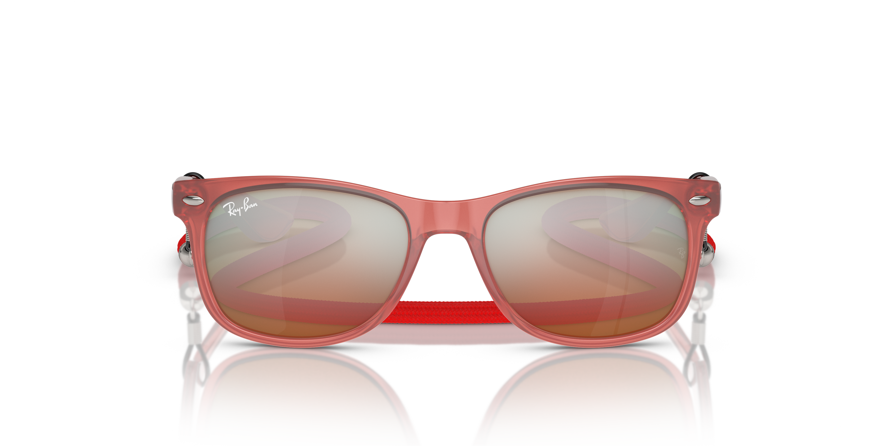 Ray-Ban バーガンディ サングラス 0RJ9052S__7145A8__P21__shad__f