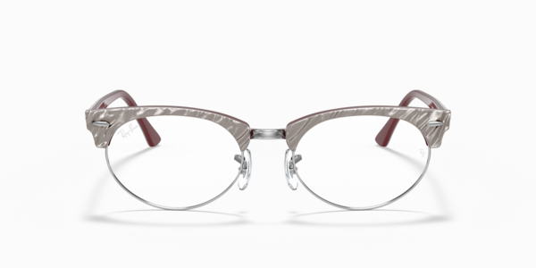 小物 Ray-Ban RB 3946 CLUBMASTER OVAL Ray-Ban 0RX3946V Glasses in Silver/Gunmetal/Grey | Target Optical