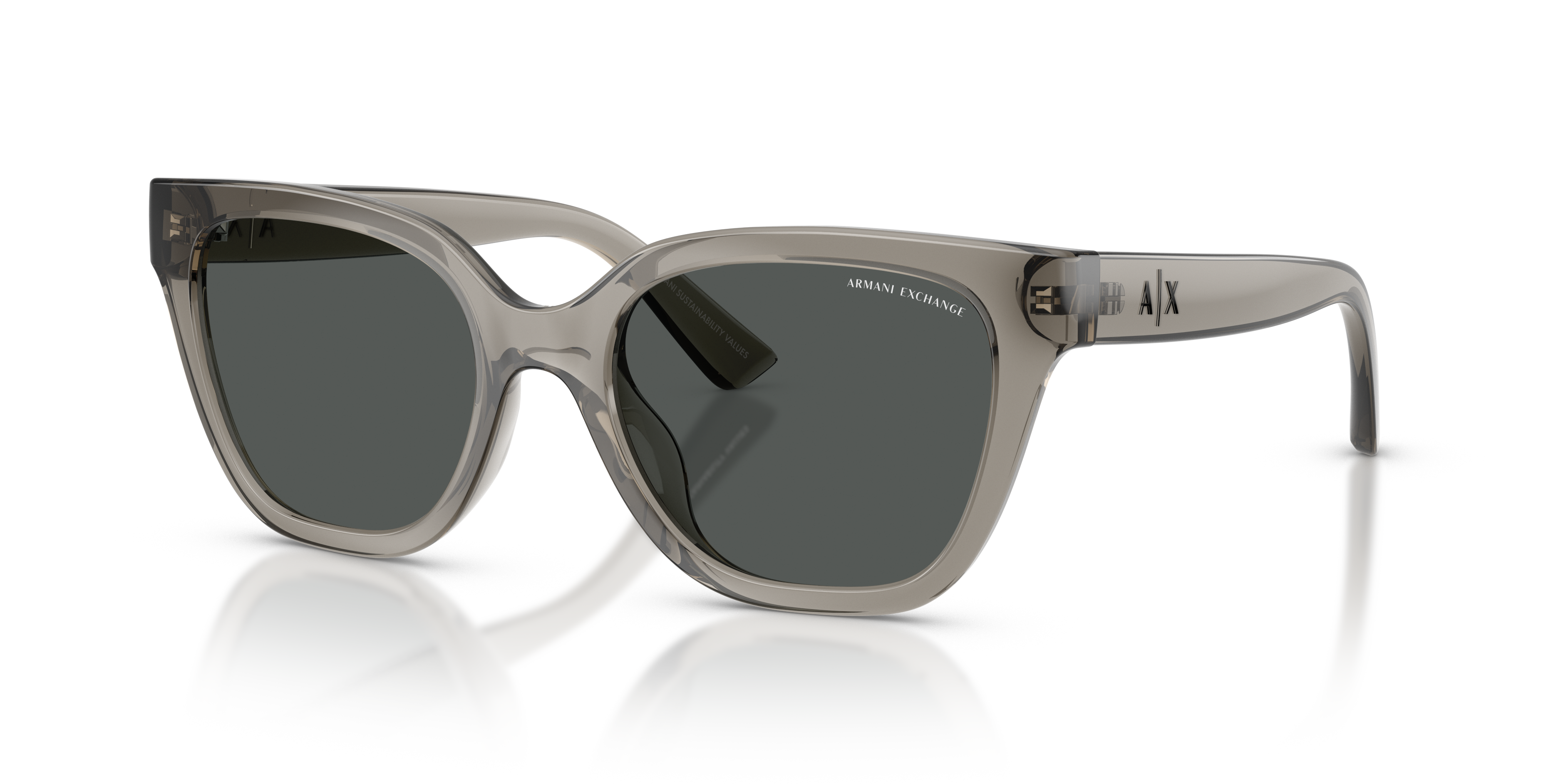 Armani Exchange Armani Exchange Sunglasses in Silver/Gunmetal/Grey