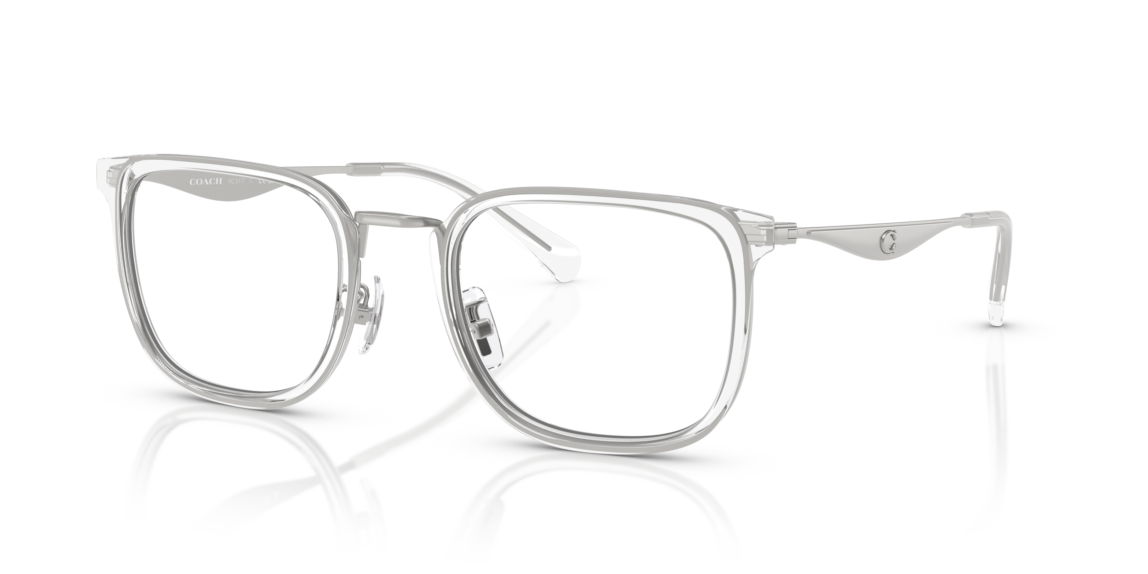 『EYE 770 CLEAR』 Coach 0HC5177 Glasses in Clear/White | Target Optical