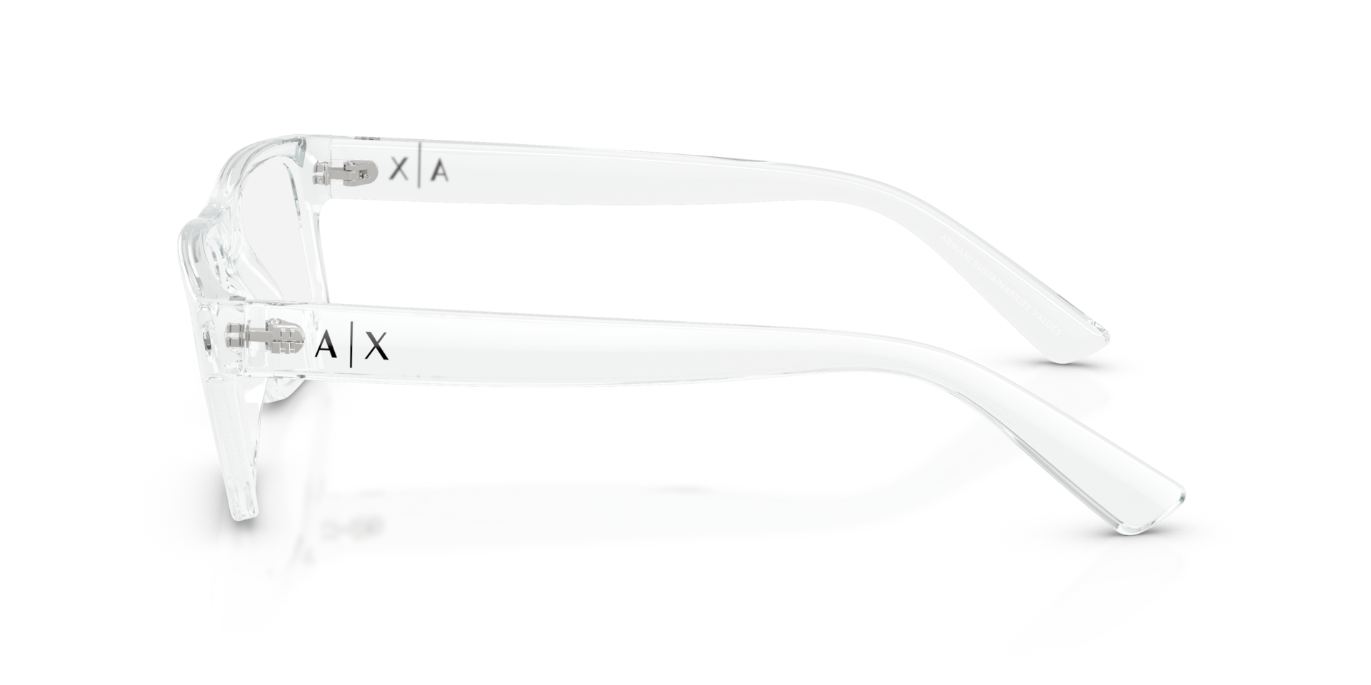Armani Exchange Armani Exchange Glasses in Clear/White | Target 