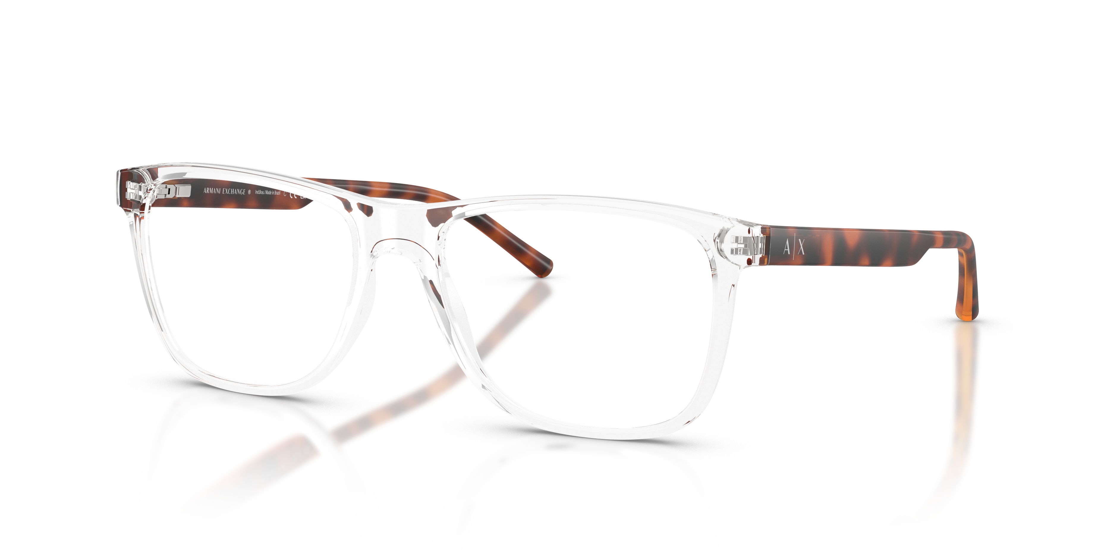 Armani Exchange 0AX3048 Glasses in Clear/White | Target Optical