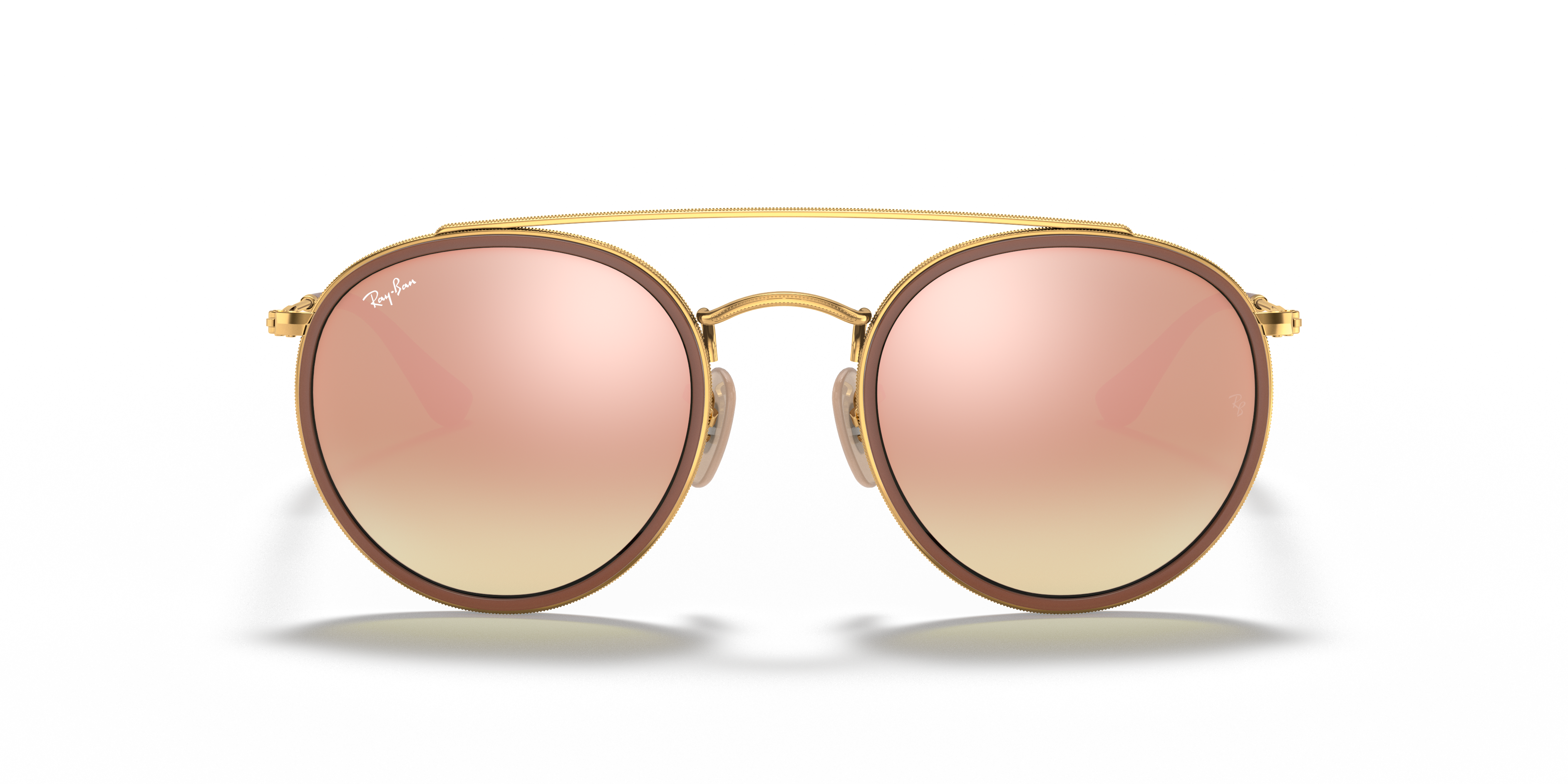 ★美品 レイバン RB3647N ラウンドダブルブリッジ ゴールド ミラーレンズ Ray-Ban 0RB3647N Sunglasses in Gold | Target Optical