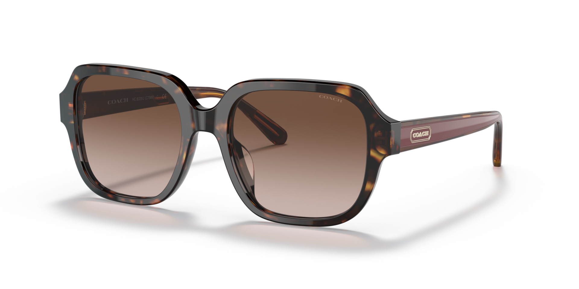 Coach 0HC8335U Sunglasses in Tortoise | Target Optical display picture 3