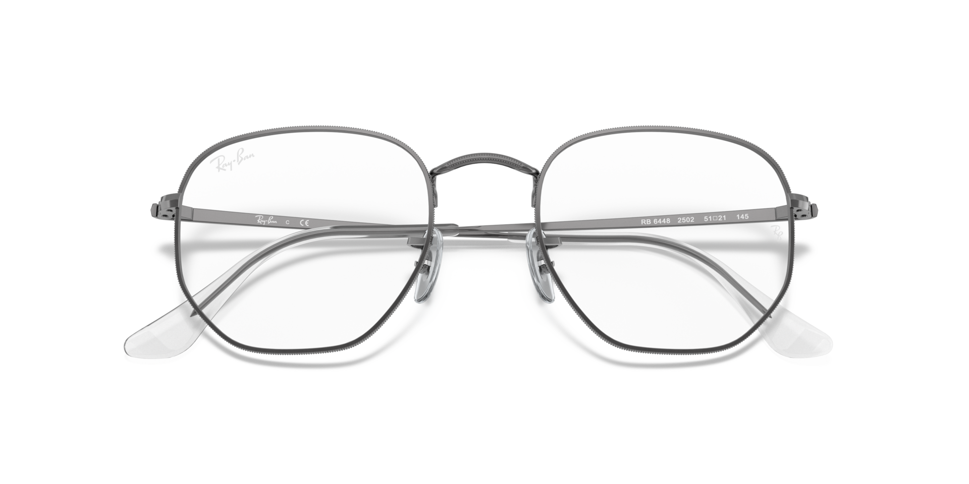 Ray-Ban 0RX6448 Glasses in Silver/Gunmetal/Grey | Target Optical