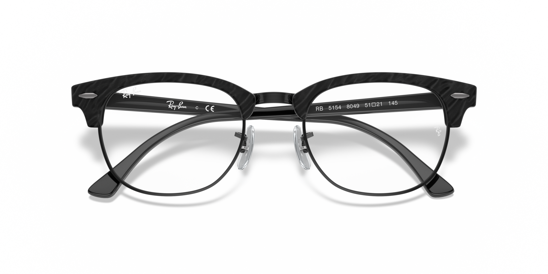 Ray-Ban RB 5154 ブラックメガネ Ray-Ban 0RX5154 Glasses in Black | Target Optical