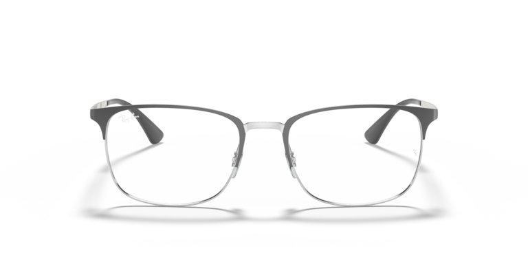 Ray-Ban 0RX6421 Glasses in Silver/Gunmetal/Grey | Target Optical