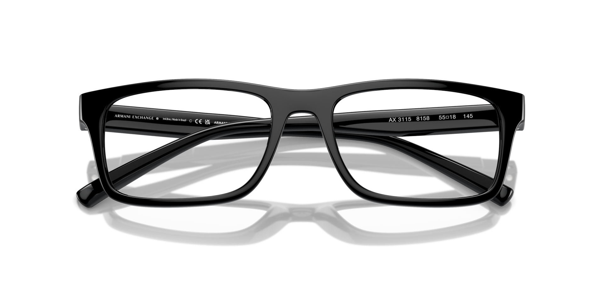 Armani Exchange Armani Exchange Glasses in Black | Target Optical