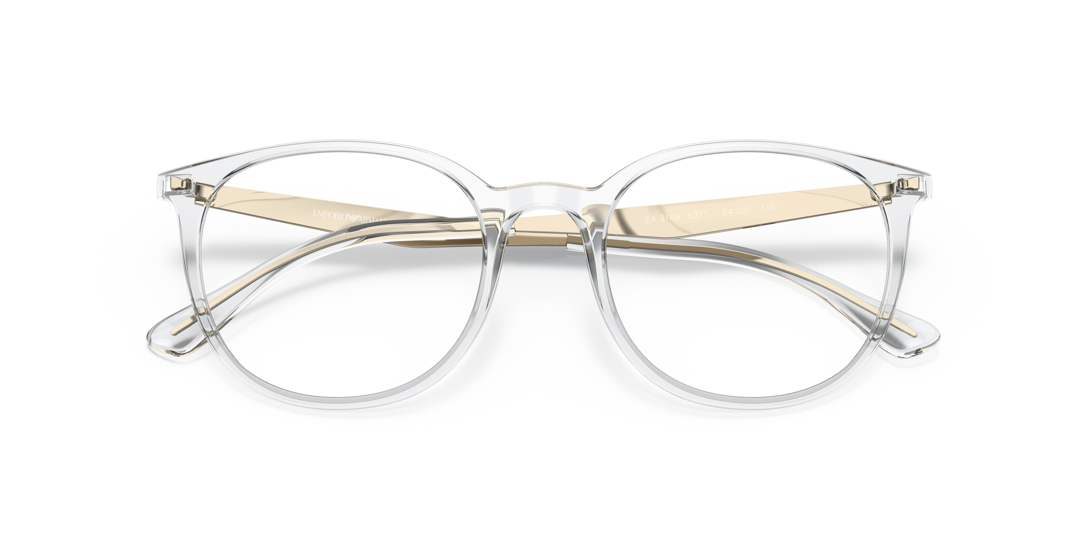 Emporio Armani 0EA3168 Glasses in Clear/White | Target Optical