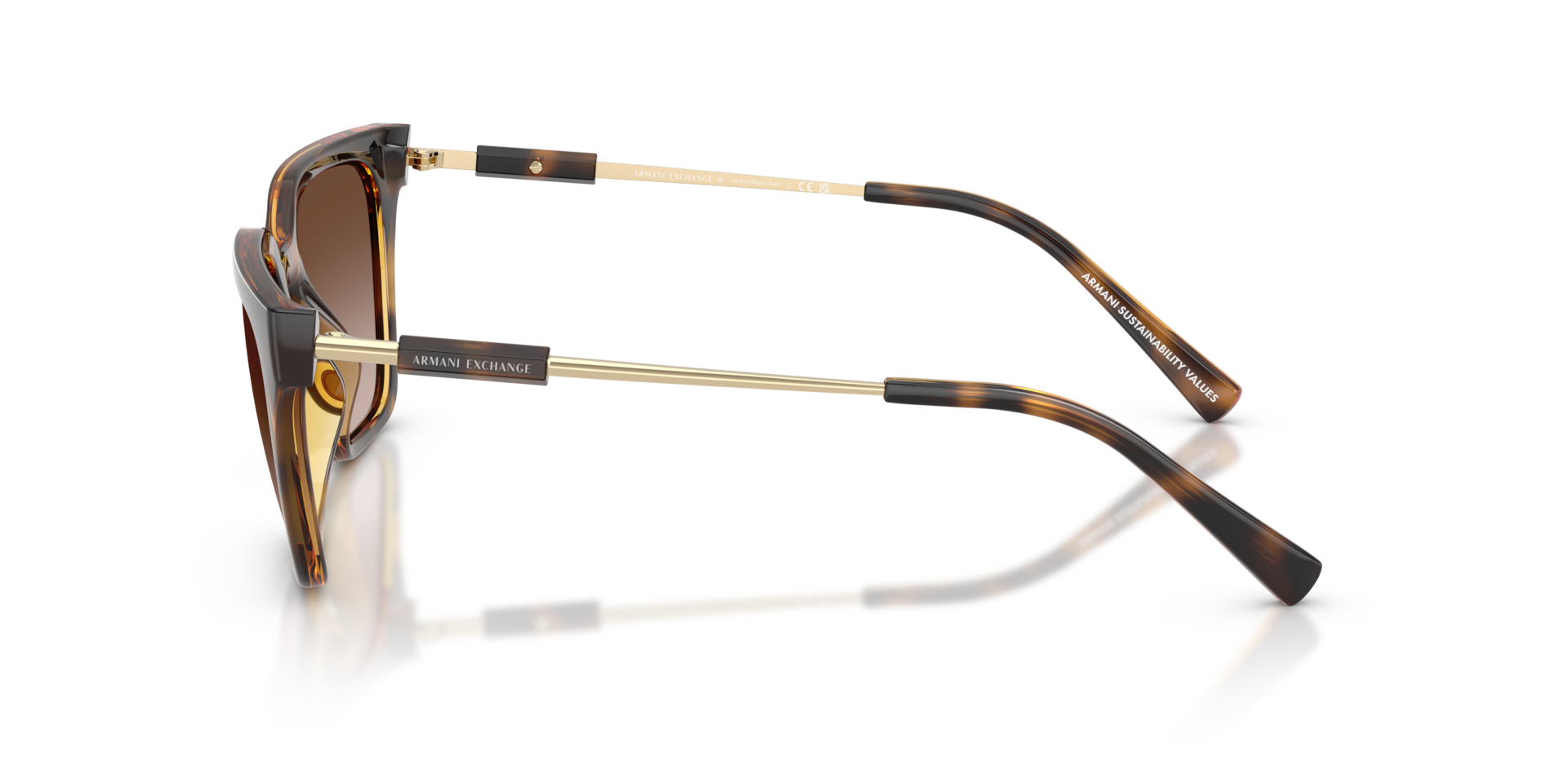 Armani Exchange 0AX4158S Sunglasses in Tortoise | Target Optical