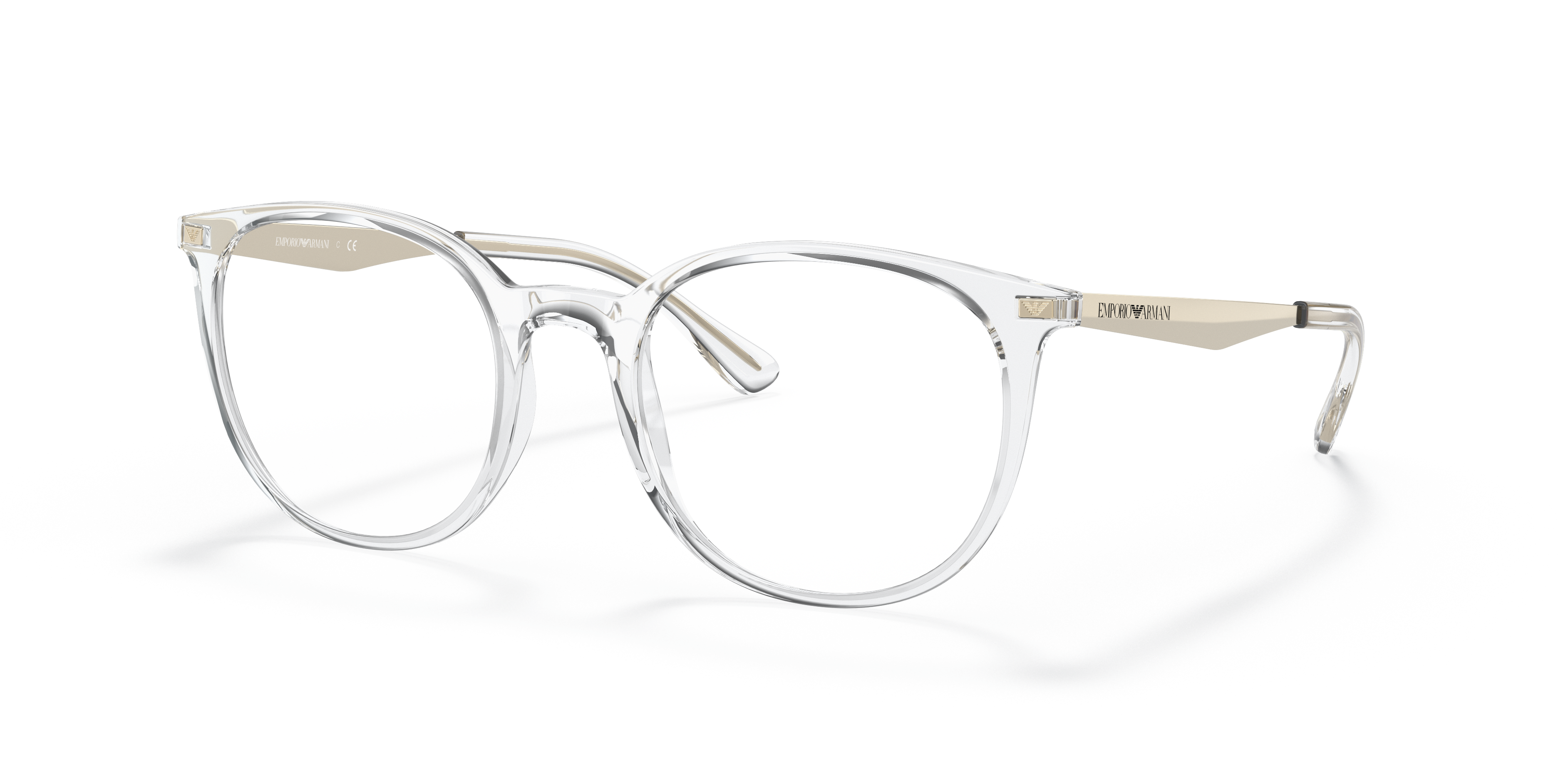 Emporio Armani 0EA3168 Glasses in Clear/White | Target Optical